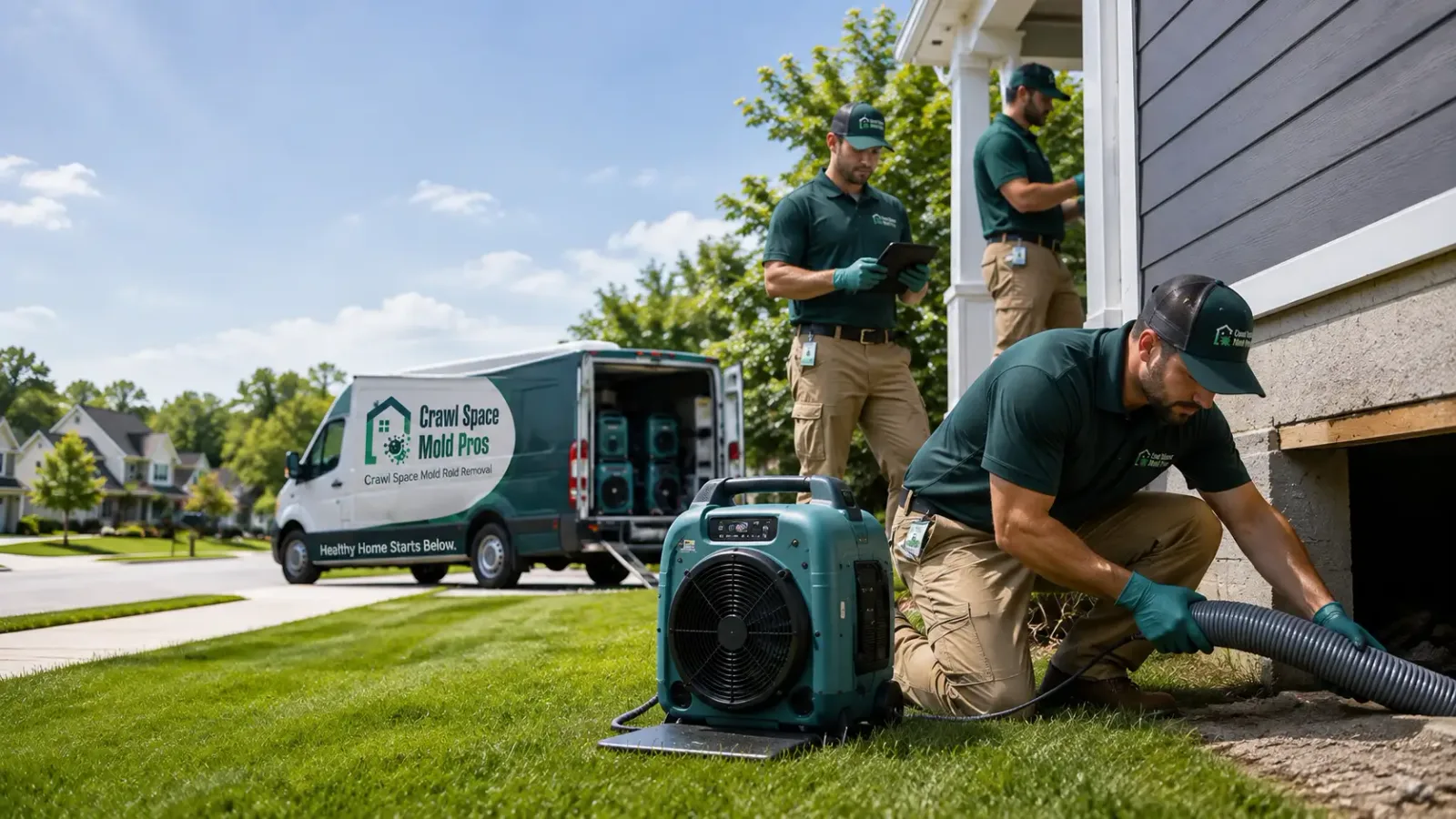 Crawl Space Mold Removal in South Milwaukee, WI